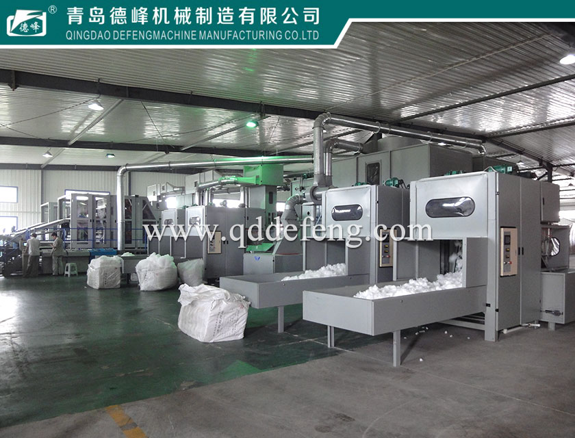 Filtration material production line